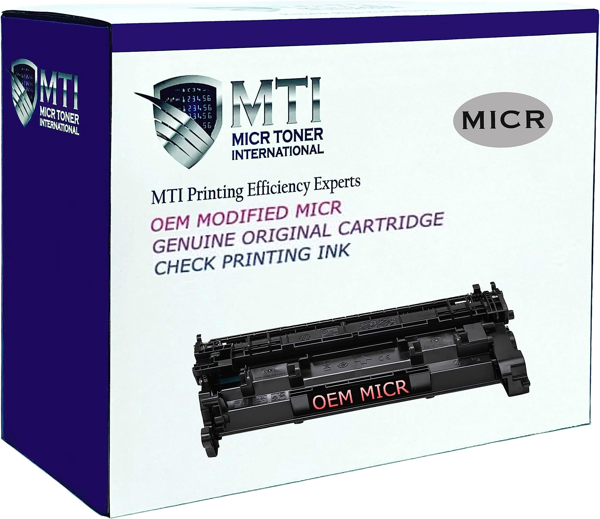 MICR Toner International 148A MICR Toner Modified OEM Replacement for HP W1480A | Laser Pro 4001dn 4001dne 4001dw 4001dwe 4001n 4001ne | Check Printer Magnetic Ink Cartridge