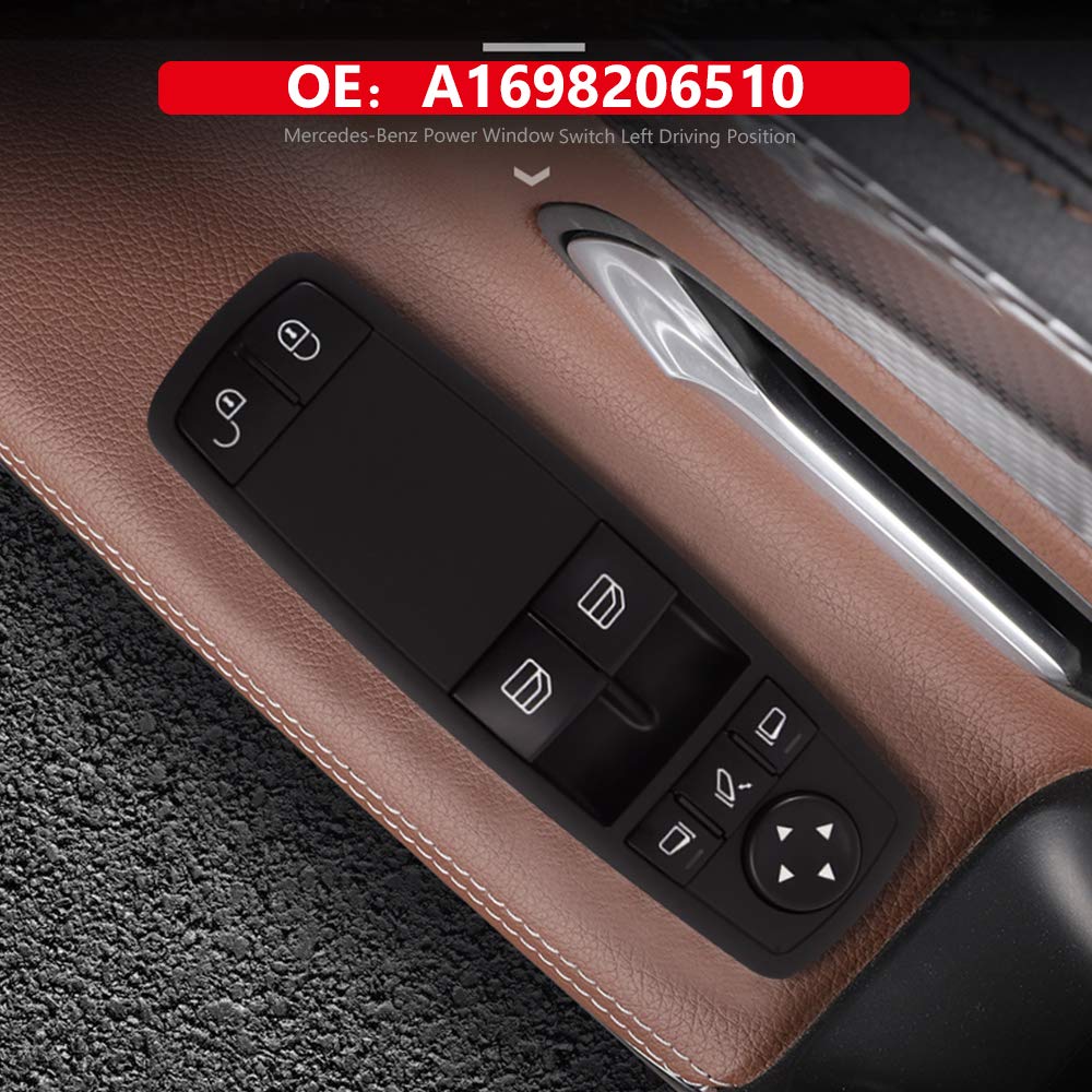 Pulsantiera Alzacristalli per MERCEDE CLASSE A W169 B W245 2 vetri Elettrici NUOVA