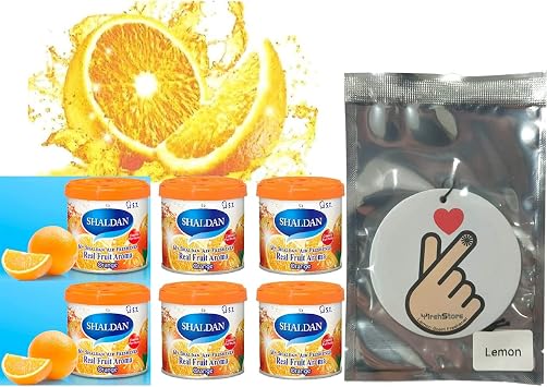 My Shaldan Air Freshener Orange Scent D41OR - QTY. 6 Cans