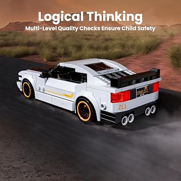 Mould King ZL-1 Classic Sports Car Building Kits, MOC Racing Car Toys Model, Vehicle Blocks Set Suitable for Boys to Build, House Decoration Gifts for Kids and Adults 27083 (421 Pcs)