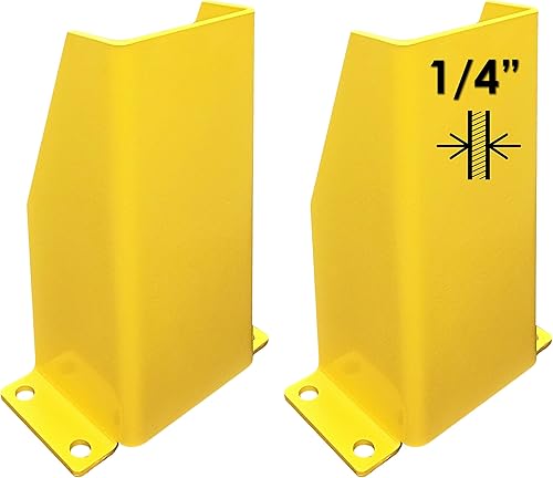 Miniatura 4 de Electriduct Protector de poste de carretilla elevadora de acero con marco de bastidor de plataforma de 4.75 pulgadas, canal en U, altura 12