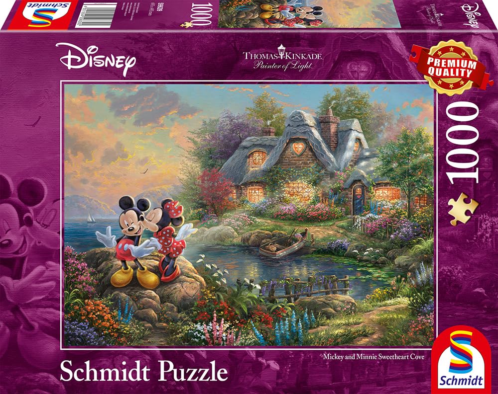 Thomas Kinkade Mickey Mouse Jigsaw Puzzle - 1000 Pieces -4 Thomas Kinkade Mickey Mouse Jigsaw Puzzle - 1000 Pieces -4
