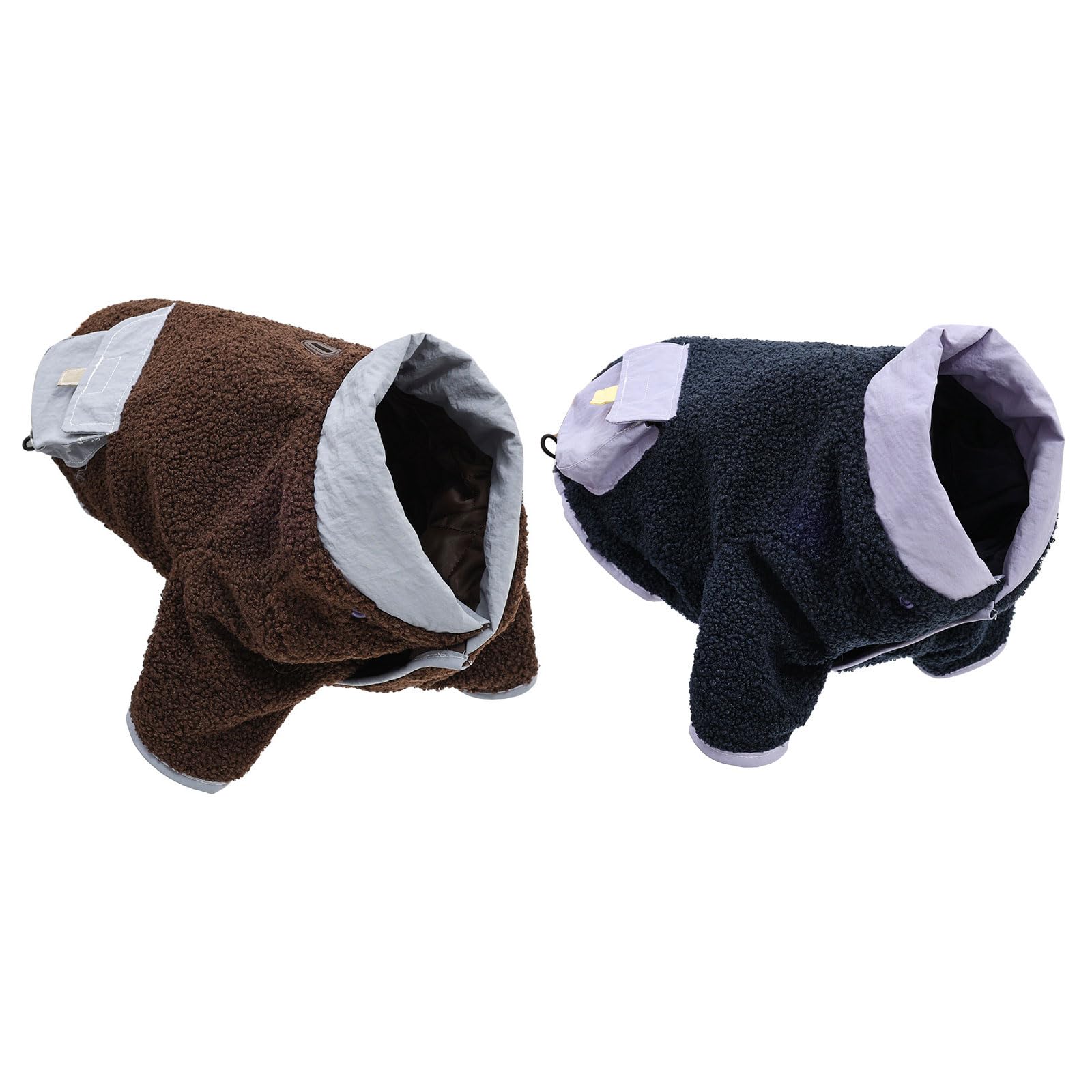 Cappotto per cani caldo per interni per razze, Dark Brown XXL