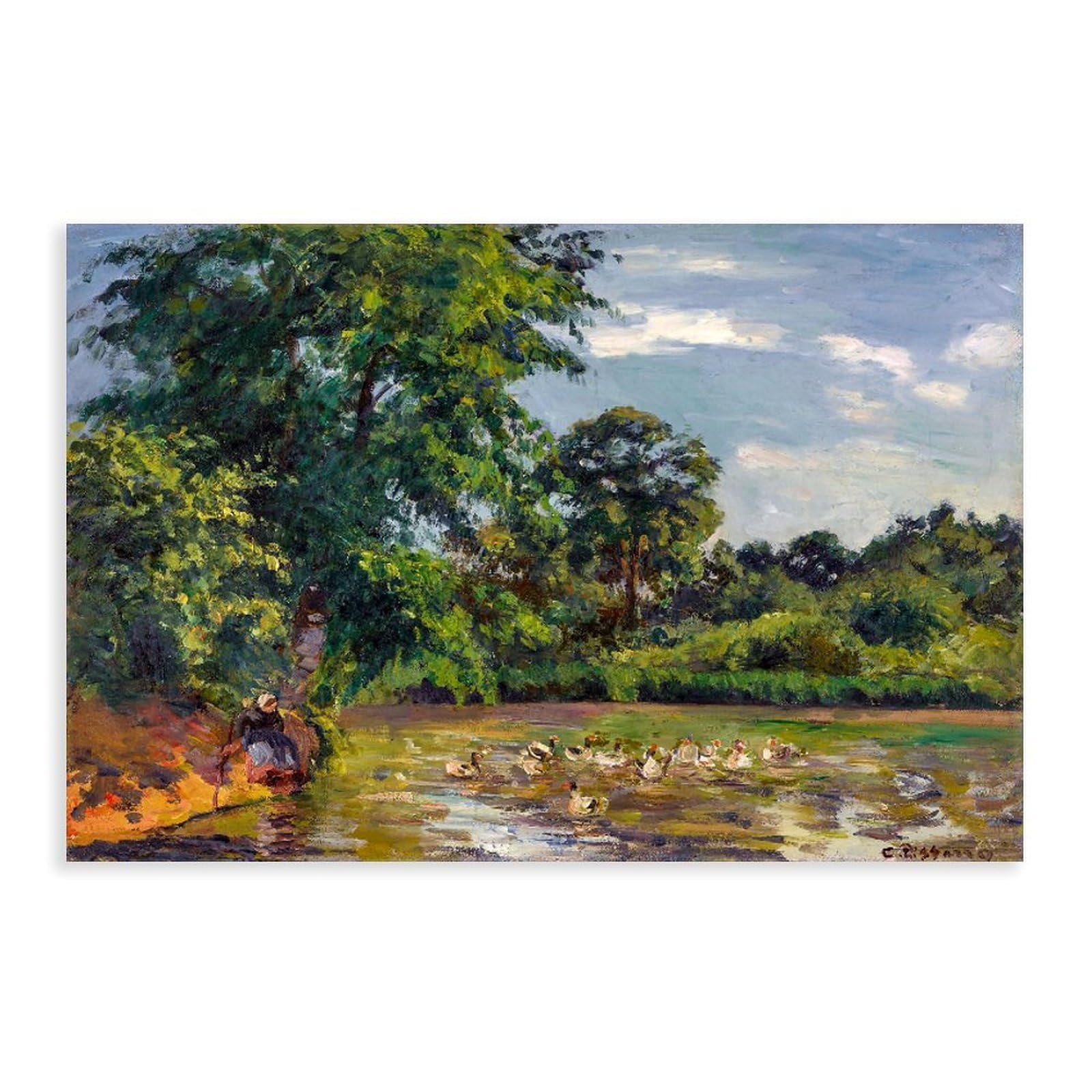 Amazon.com: Camille Pissarro Canards Sur L'étang De