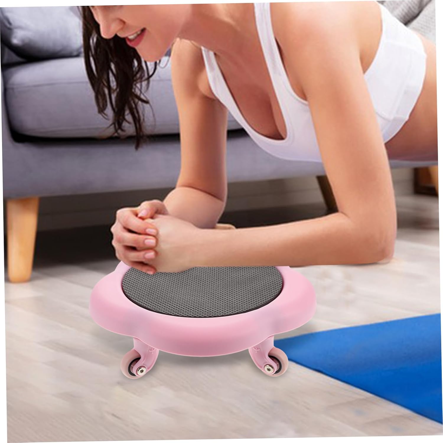 YARNOW Flower Design Core Sliding Discs Fitness Slider Wheel for Abdominal Exercise Fun Gliding Discs for Core Strengthening and Toning Workout Sliders for Home Fitness