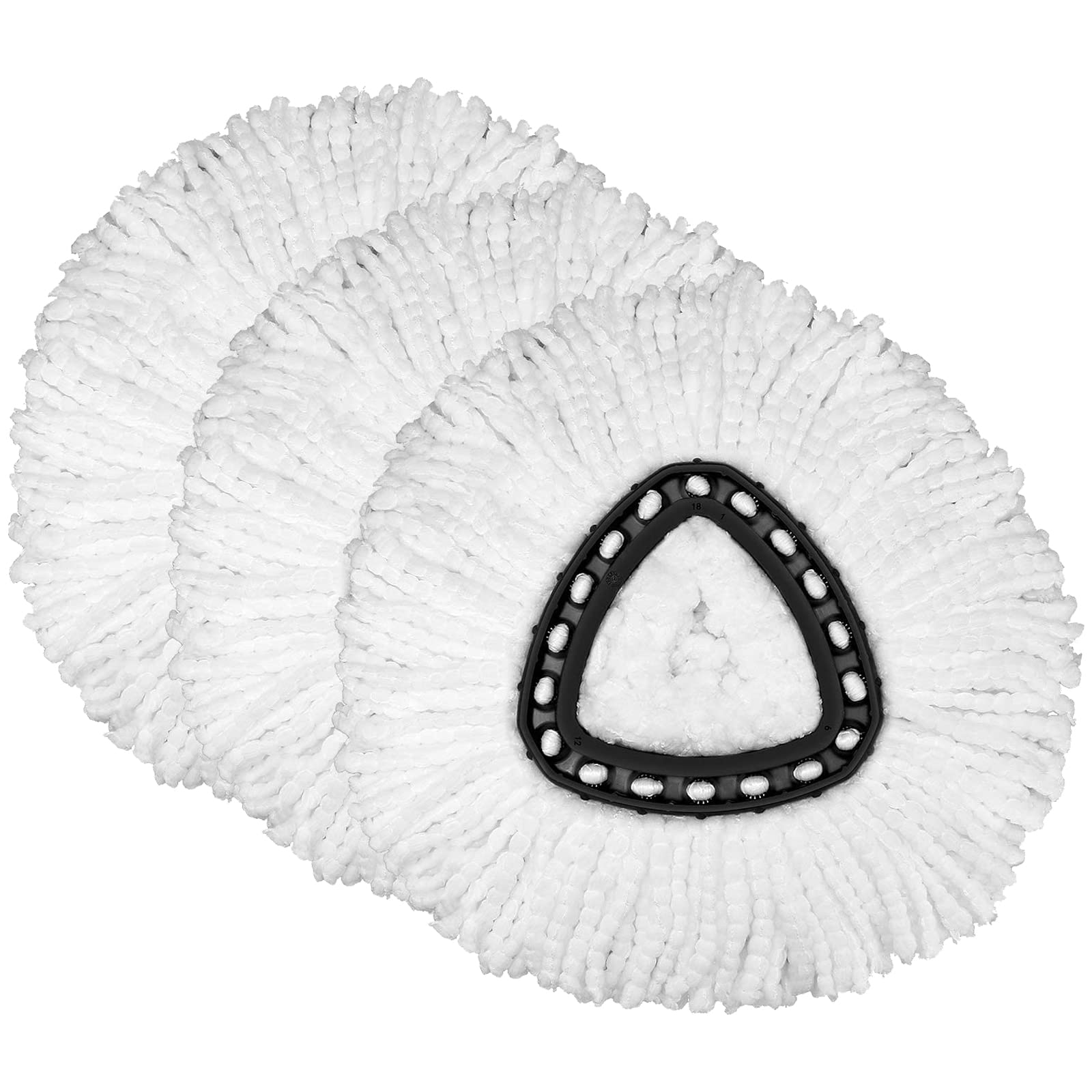 Buy Weilianda 3 Pack Spin Mop Replacement Head,Spin Mop Head Refill,100