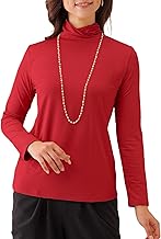 Little Island Cache-Coeur Women's High Neck High Tension Fleece-Lined Inner Warm, Long Sleeve