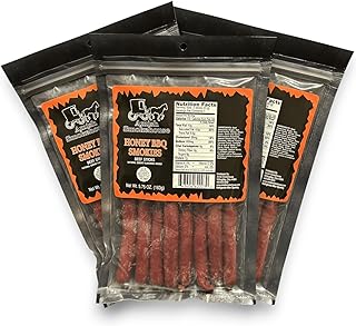 Amish Smokehouse Honey BBQ Beef Smokies, 5.75 oz, Pack of 3