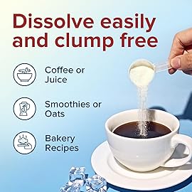 Terranics Multi Collagen Peptides Powder, Type I II III V X Hydrolyzed Collagen for Women+Men, Collagen Supplements, Fast Dissolve, Unflavored Colageno, No Sugar, Keto, 16oz