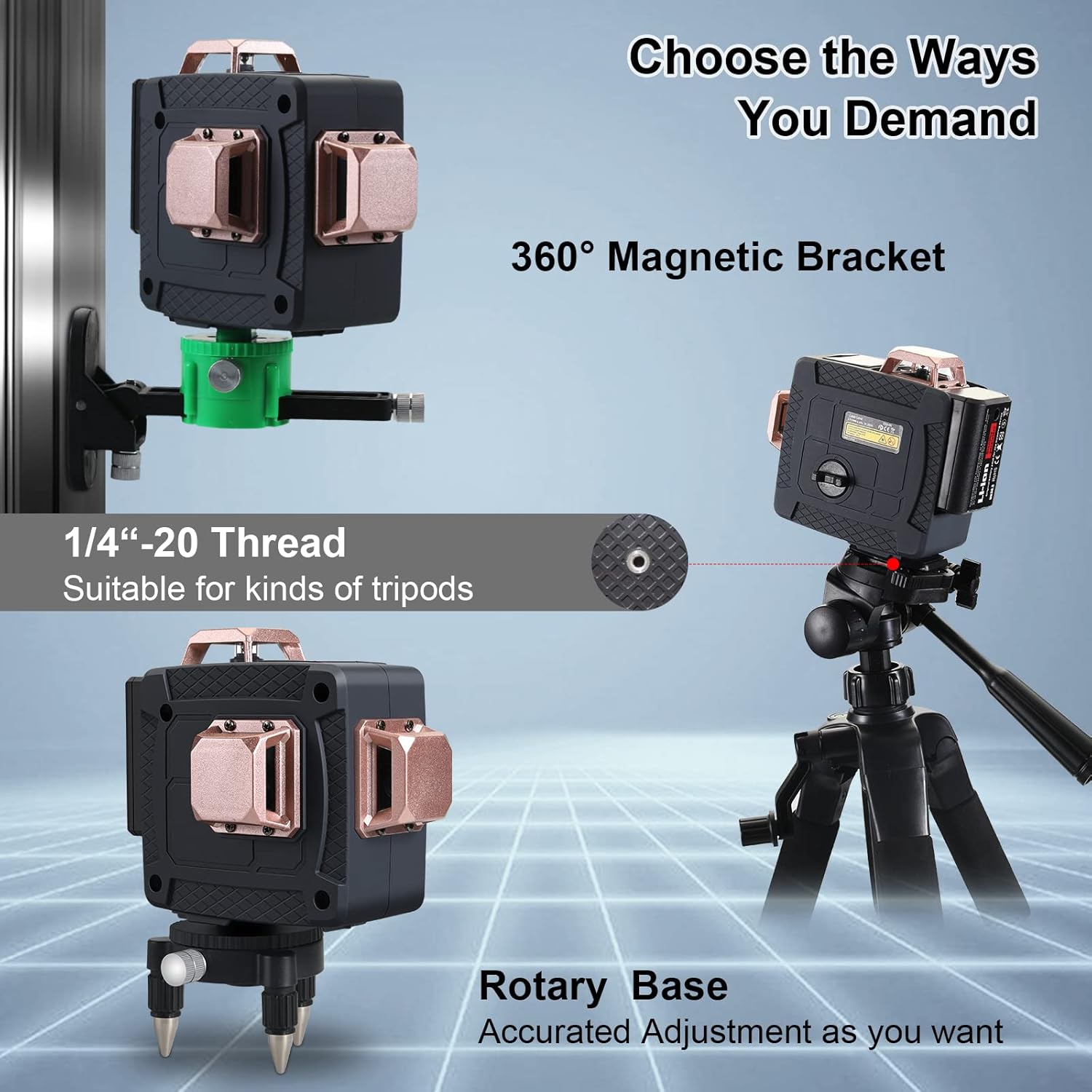 3*360 Laser Level, Fancyall 3D Line Laser with Remotel Control, Cross Self Leveling Laser Level, Horizontal and Vertical Green Laser Line, Laser Class 2（λ=505-550nm,Pmax<1mW ) : Musical Instruments