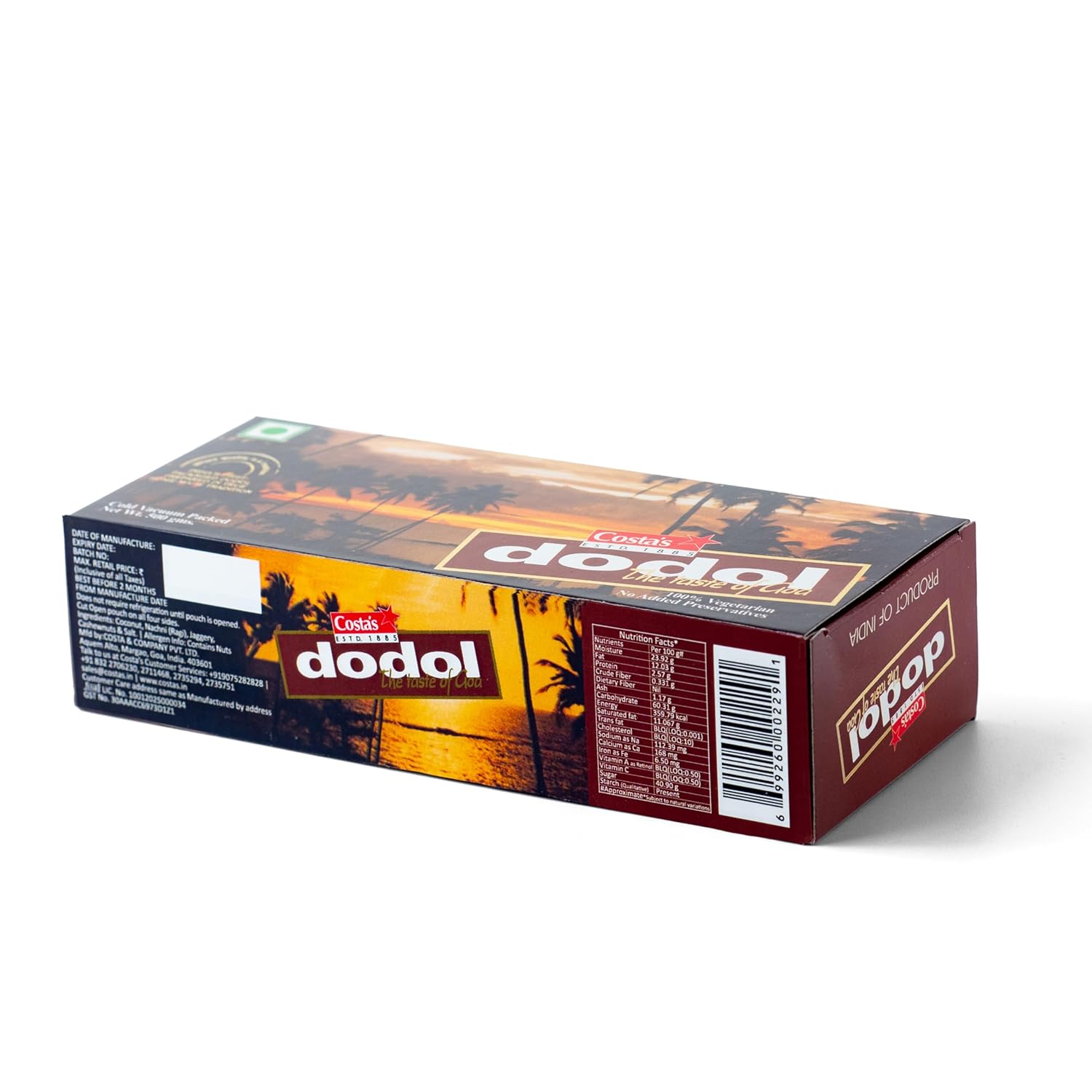 Costa's Dodol 500g (Pack of 2)