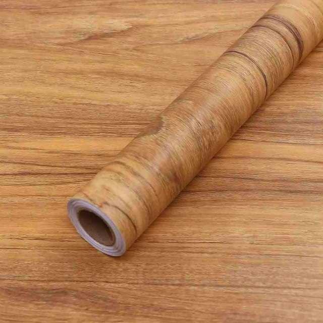COSNIGHT Wood Grain Contact Paper Peel and Stick Wallpaper Self Adhesive Wall Paper for Countertop Drawer Shelf Liner