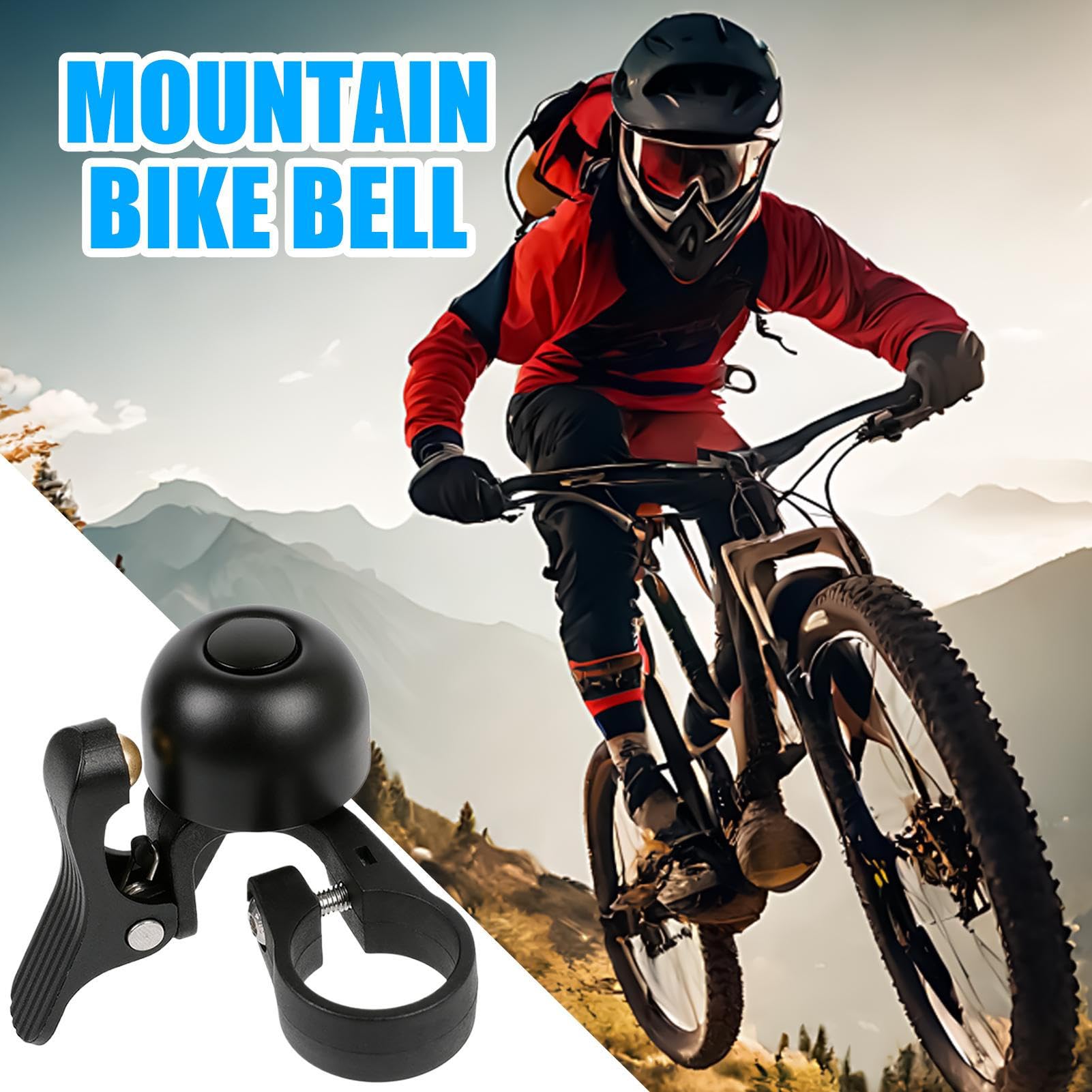 Campanello da bicicletta potente | Campanello classico per ciclismo, accessorio elegante - Suoneria potente impermeabile portatile per avventure all'aperto, sicurezza/adulti, allarme acustico