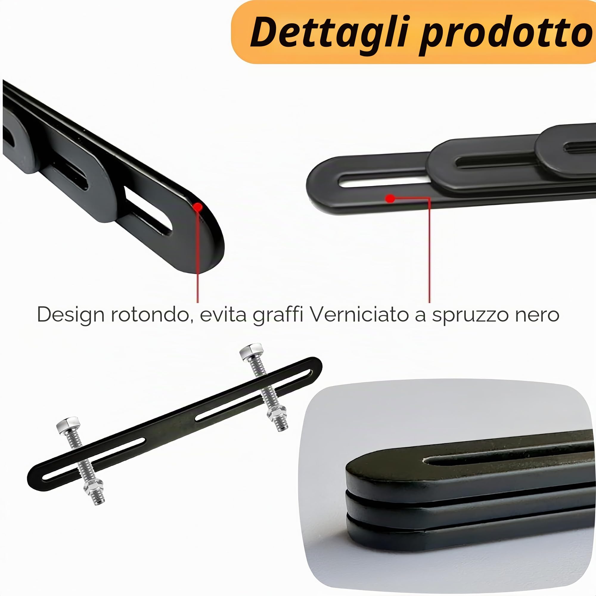 2 pezzi recinzione pali di fissaggio per cassetta delle lettere, a doppia asta, per recinzioni
