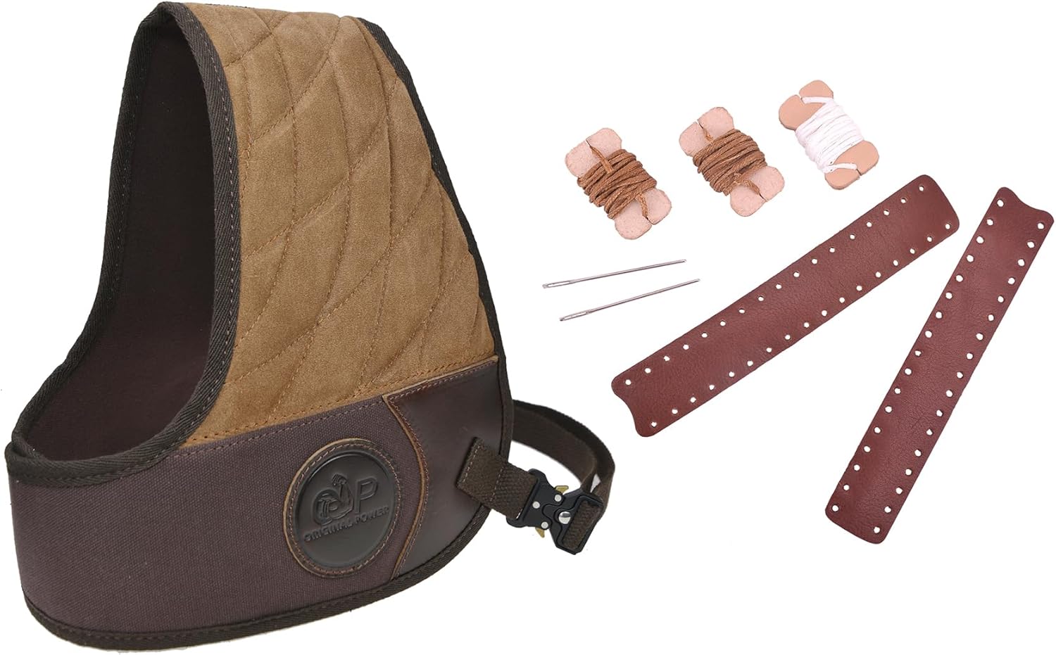 WAYNE'S DOG Shooting Recoil Shields with Leather Lever Action Wrap