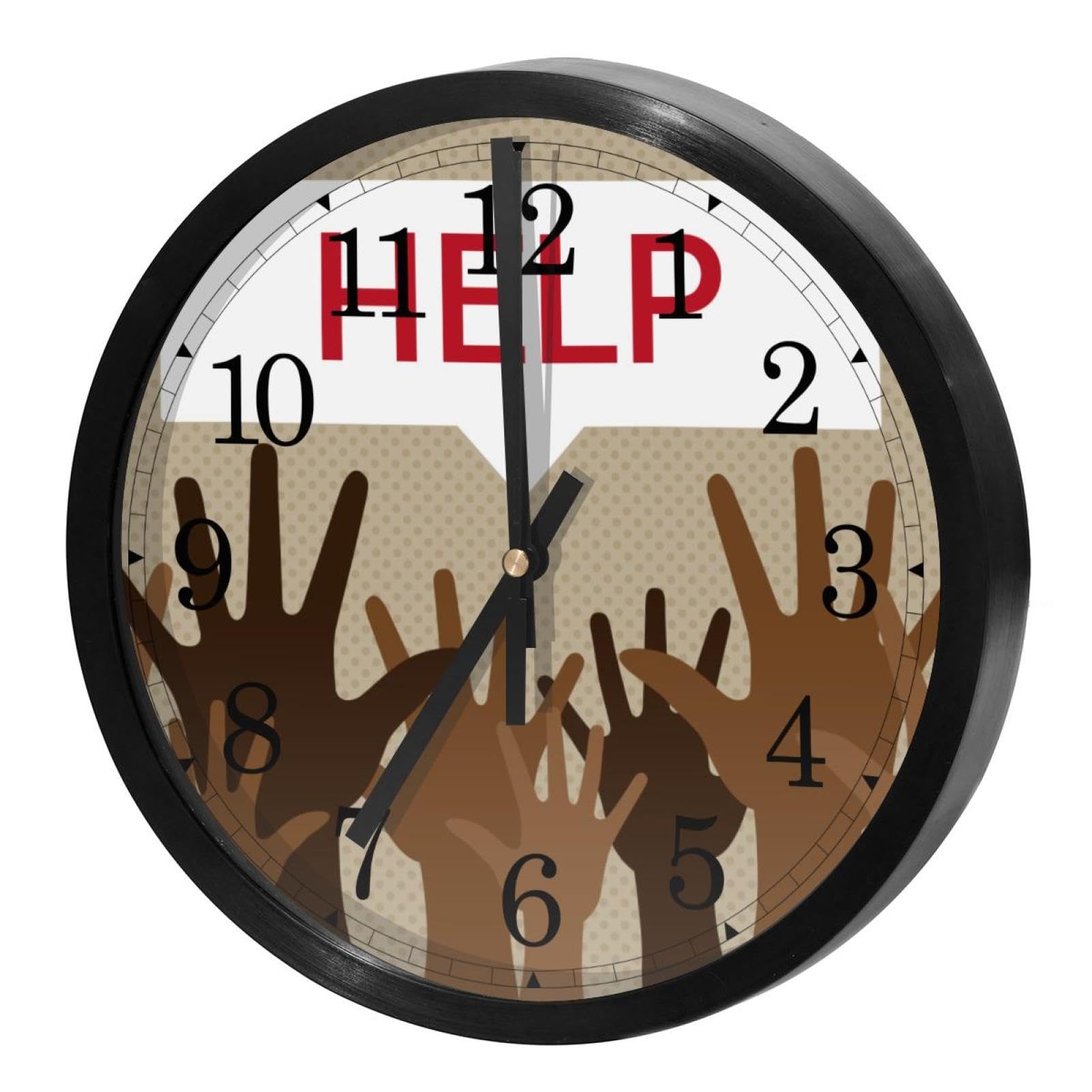 Horloge murale sans tic-tac à quartz pour retrouver le sommeil