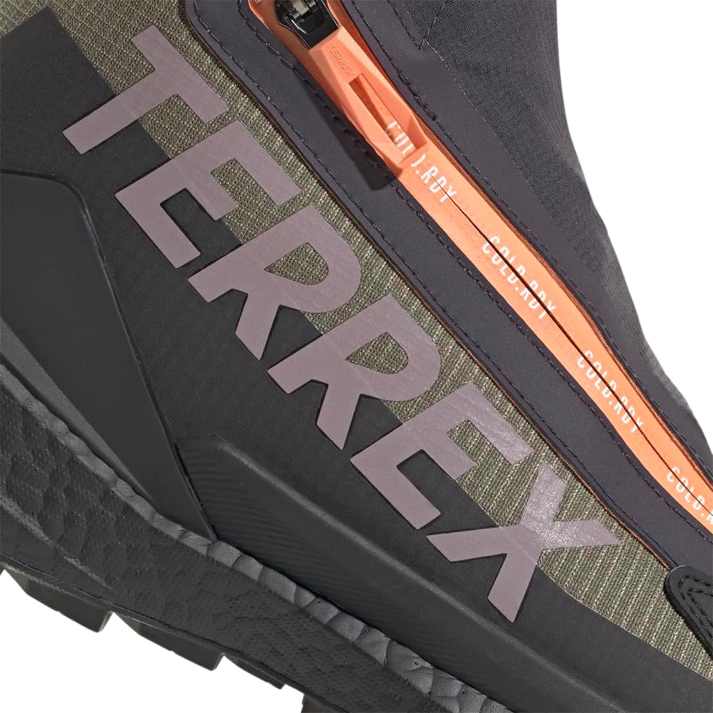 adidas Womens Terrex Free Hiker 2 Cold.Rdy Hiking Hiking Sneakers Shoes - Green