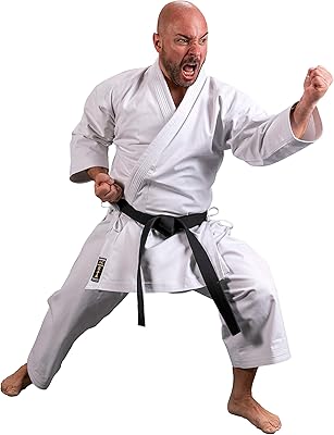 KAMIKAZE America Karate Gi Uniform White 100% Cotton (6/190 cm)