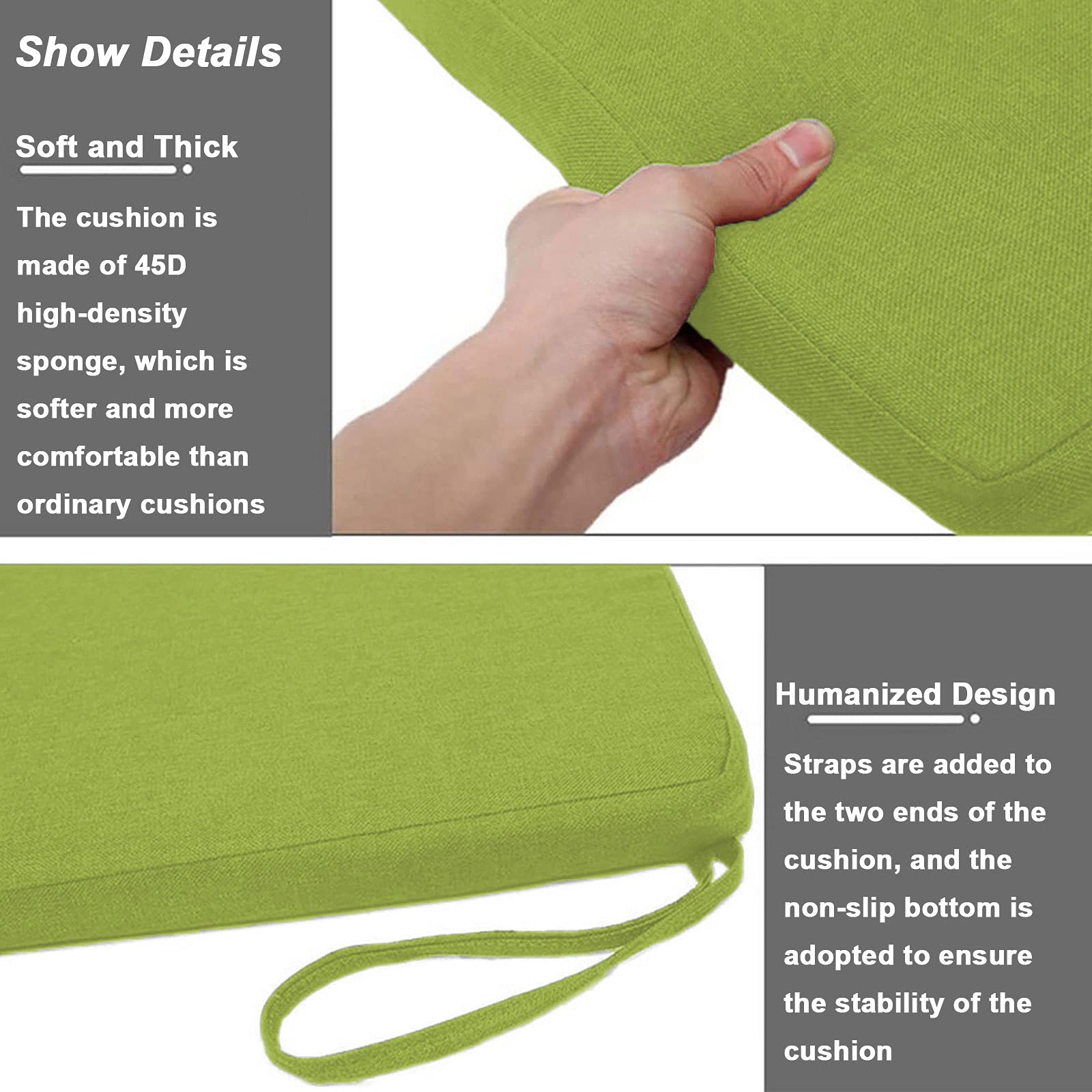 Cuscino Per Panca 180 X 60 X 50 Cm, Cuscino Per Esterni, Cuscino Per Panca 180 X 60 X 50 Cm Cuscino Per Esterni Cuscino Per Panca Chaux 84277597