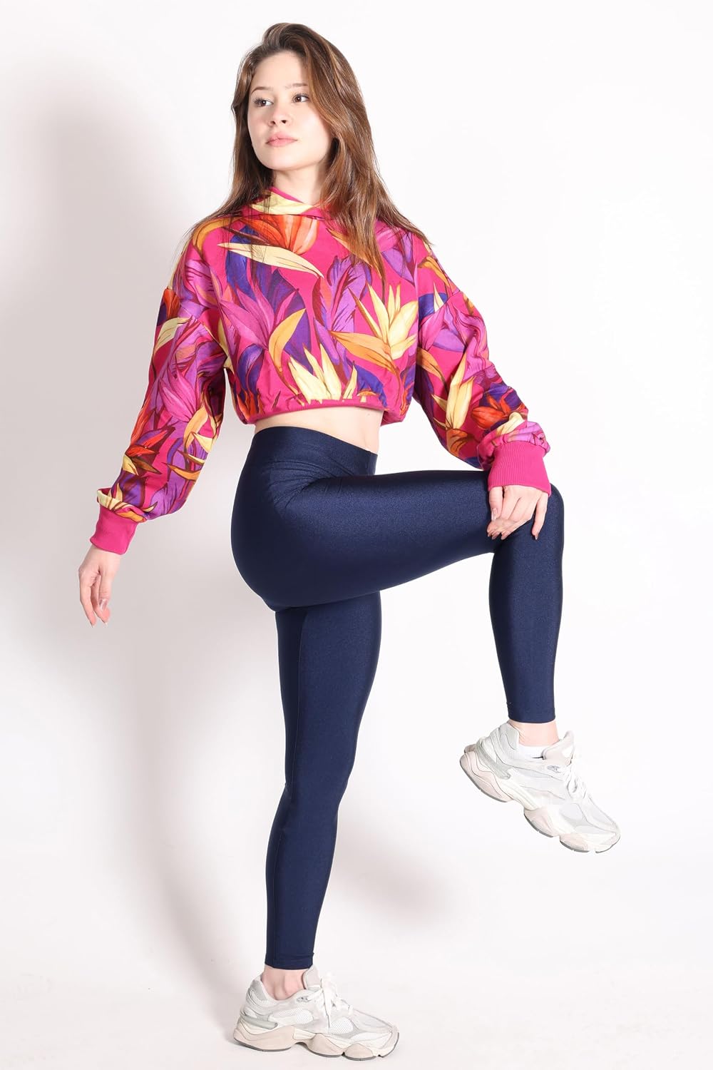 Lilax Women's High Waisted Leggings Shiny Workout Yoga Pants