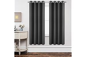 Premium Blackout Curtains: Enhance Privacy and Energy Efficiency with Joydeco's 72-Inch Drapes
