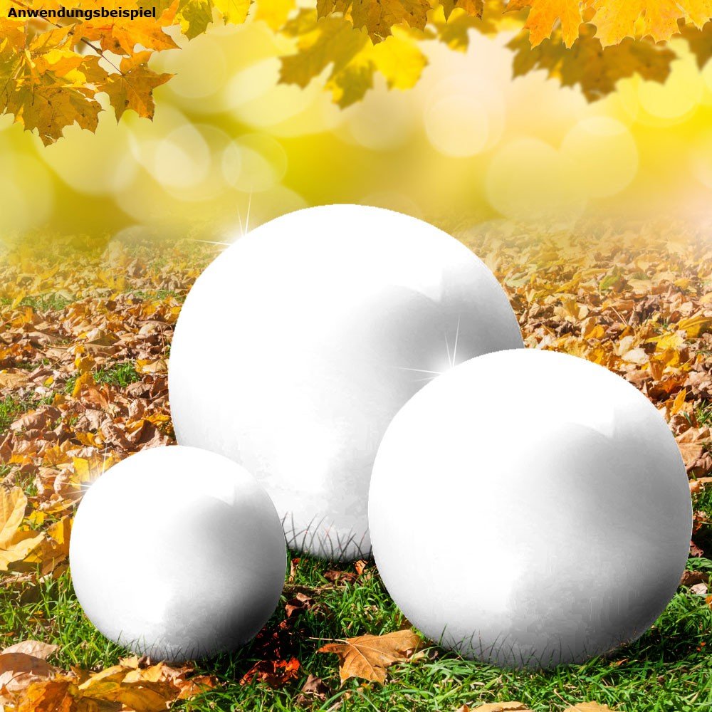 Outdoor Estaca lámpara bola ranuras lámpara Terraza o Balcón iluminación Blanco Kanlux 23510