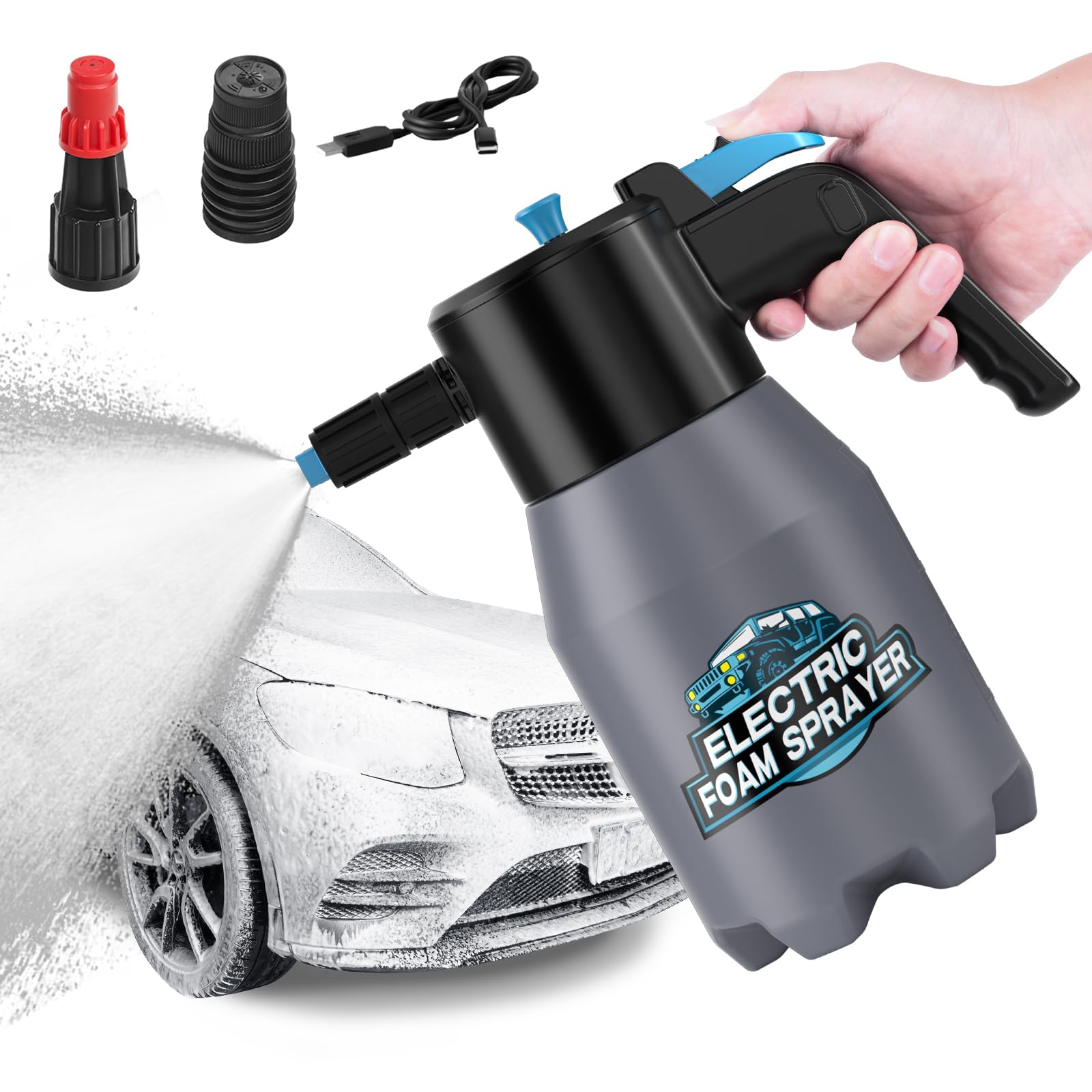 Amazon.com: aokway Foam Sprayer Car Wash, Electric Foam
