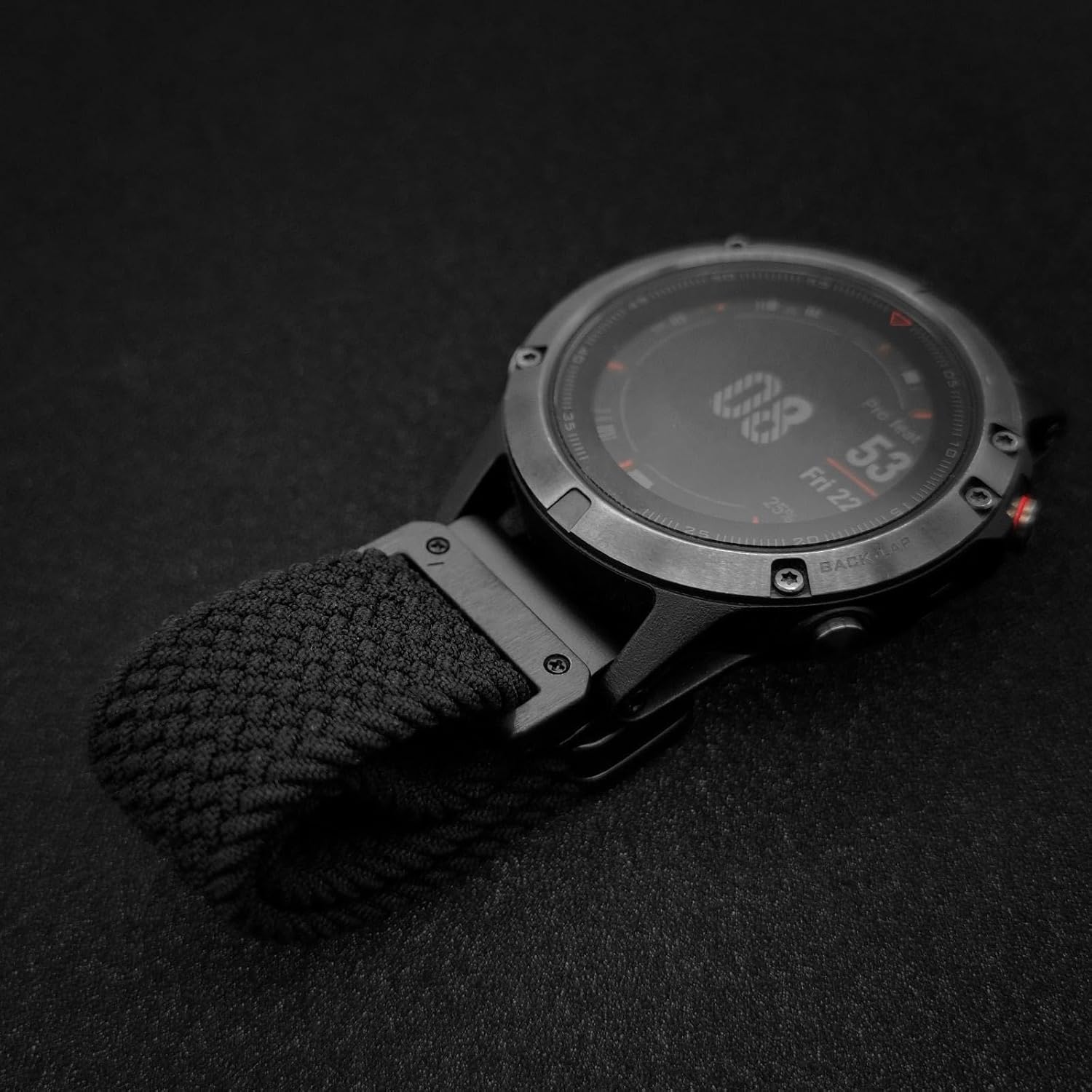 Abanen Quick Fit 22mm Stretchy Soft Loop Elastic Braided Watch Band with Magnetic Buckle for Garmin Fenix 8 47mm / Fenix 7 / Fenix 6 / EPIX 2/ epix Pro 47mm/ Instinct 3 45mm