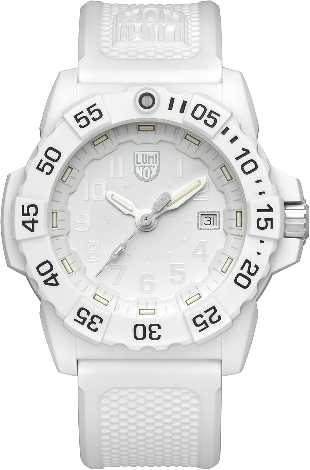 Luminox - Navy Seal X3.CE07 - Mens Dive Watch - Watches for Men - 45mm - Swiss Quartz - 200M Water Resistant - Hardened Mineral Crystal - Fiberglass Case - Always Visible - Swiss Made