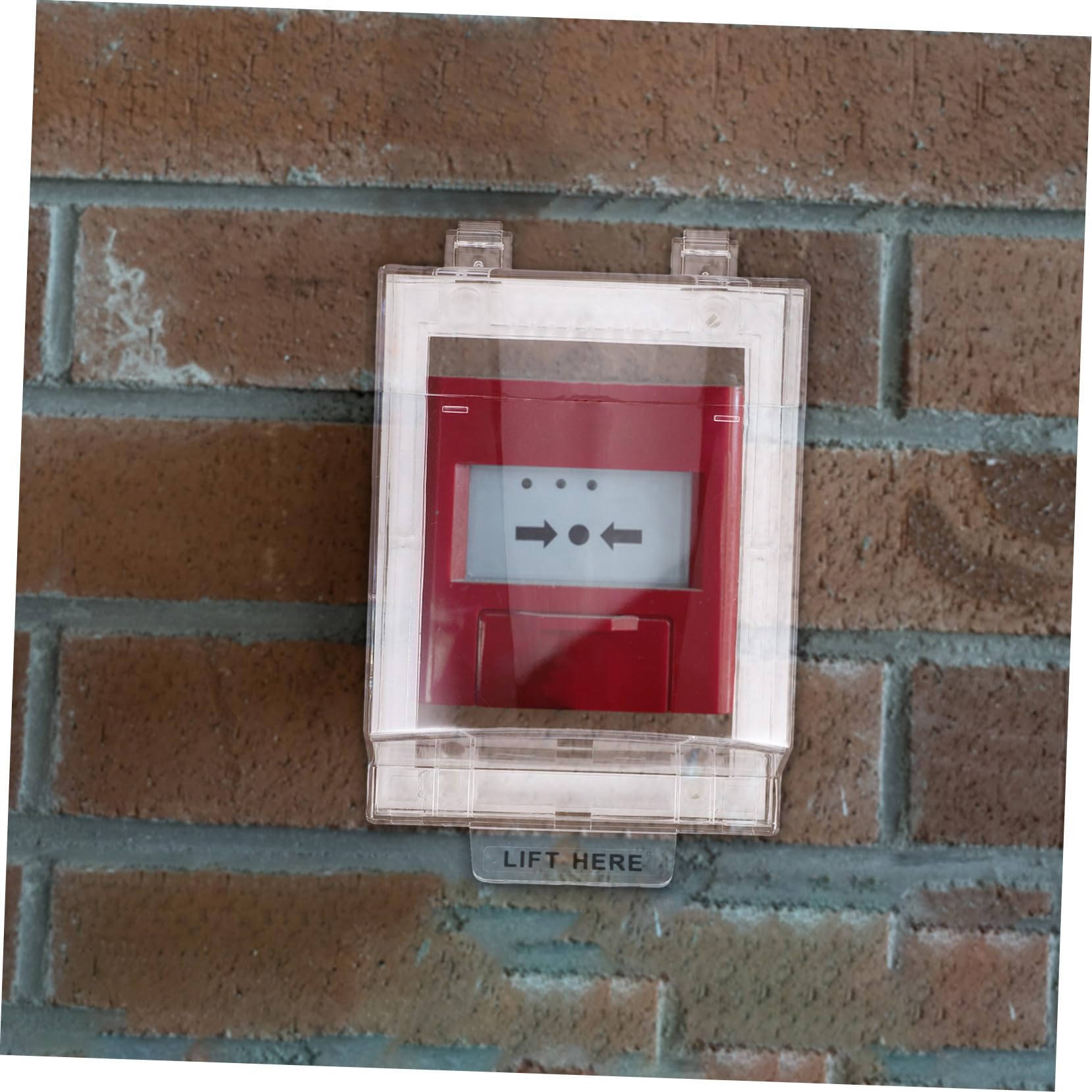 Protector de para Botón de Alarma Manual Funda Resistente para Interruptor de Reinicio de Protección para Puntos de contra Fuego Uso Interior y Exterior Escuelas y Oficinas