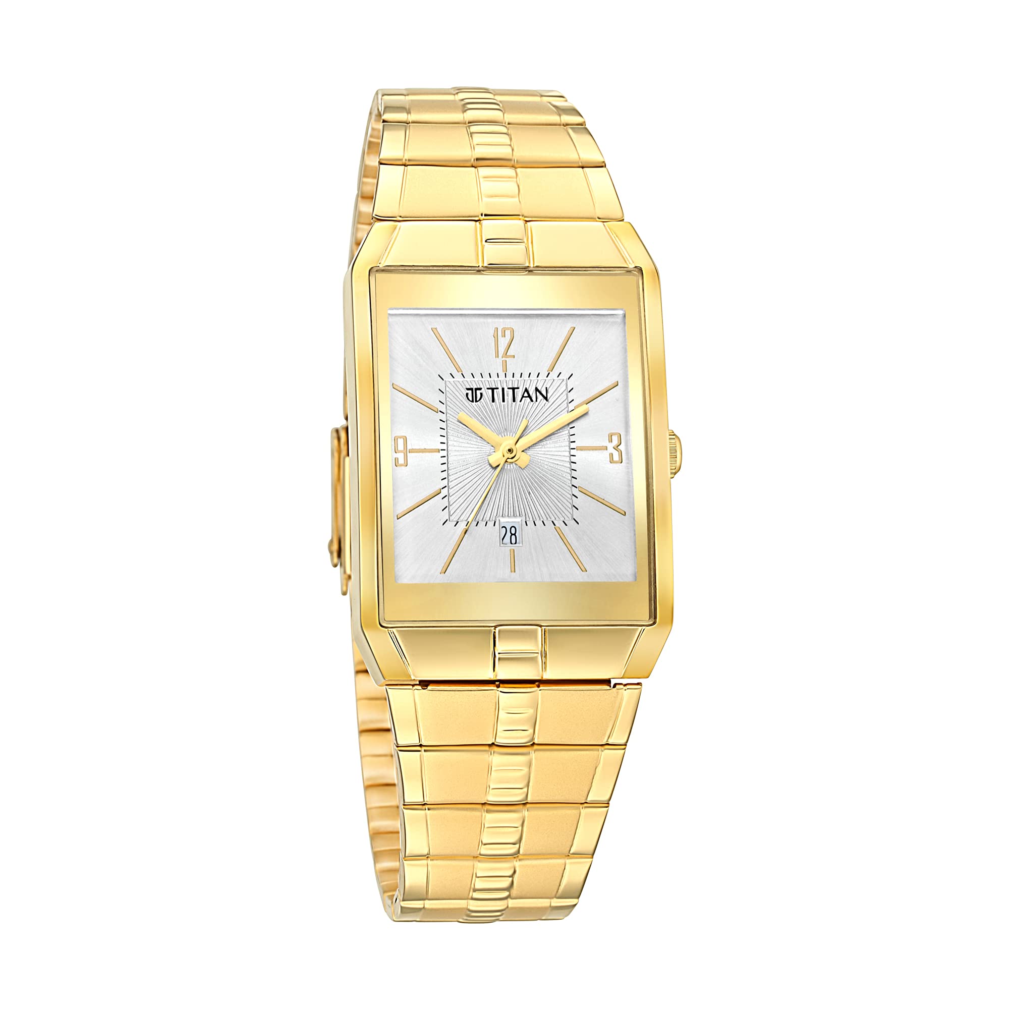 Titan Quartz Analog with Date White Dial Metal Strap Watch for Men-NS9151YM06 (B091Q5W4MQ) Amazon Price History, Amazon Price Tracker