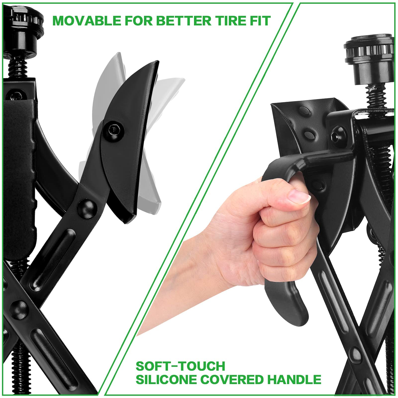 JOOLESER XChock Wheel Stabilizer, Scissor Tire Locking Chocks For Travel Trailer