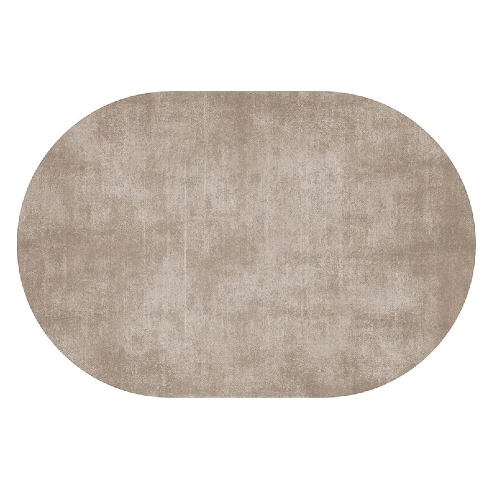 Tappeto Ovale Soggiorno Tappeti Grandi Dimensioni Salotto Moderno Cameretta Bimba Antiscivolo Lavabile Tappeti, Motivo cachi semplice,90 x 200 cm