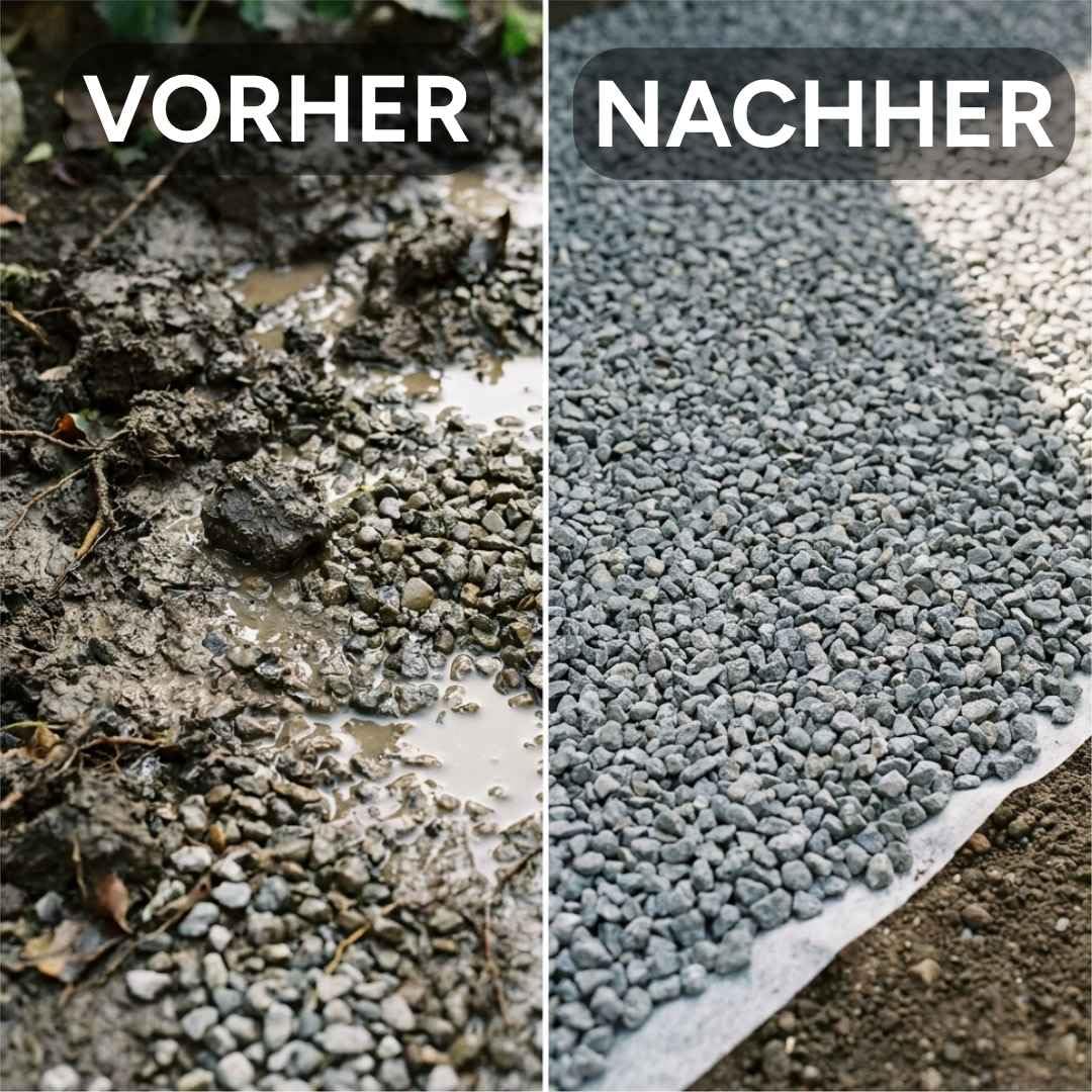 Florade® Fieltro de drenaje 120 g/m² | Fieltro | permeable al agua, resistente a los rayos UV, compatible con plantas, biológicamente resistente | sujeción perfecta para la construcción del suelo