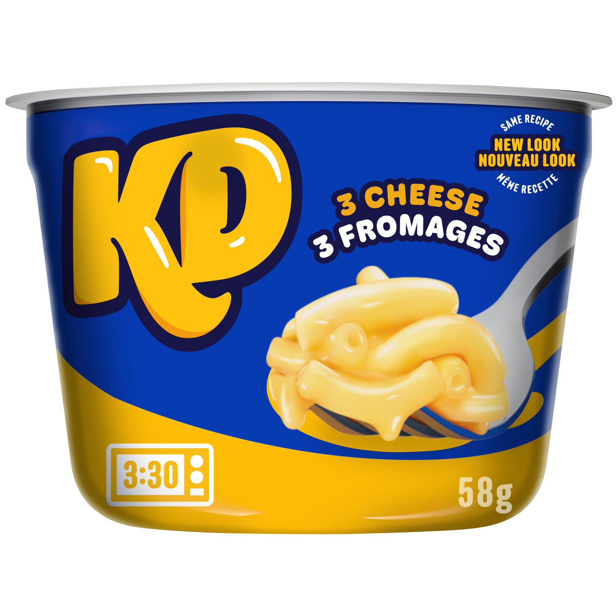 KD Triple Cheese Microwavable Macaroni & Cheese Snack Cup