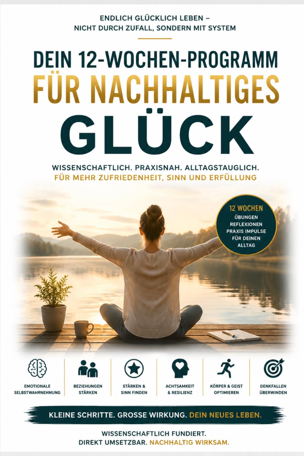 Anleitung zum Glücklichsein: Ein 12-Wochen-Programm für mehr Zufriedenheit im Alltag – wissenschaftlich fundiert, alltagstauglich, nachhaltig