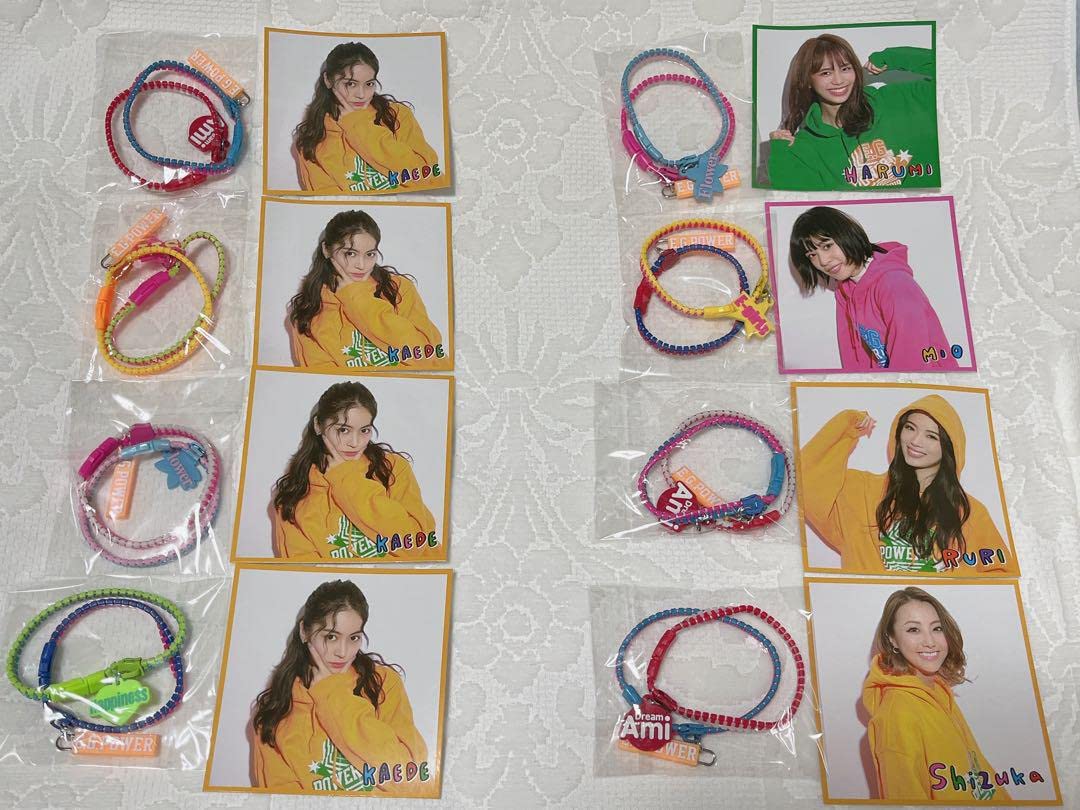 Amazon.co.jp: E-girls ジッパーブレスレット&フォトカード ライブ 