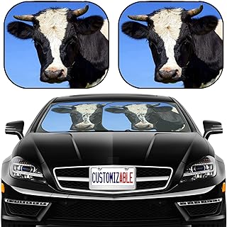 Sponsored Ad - MSD Car Sun Shade Windshield Sunshade Universal Fit 2 Pack, Block Sun Glare, UV and Heat, Protect Car Inter...