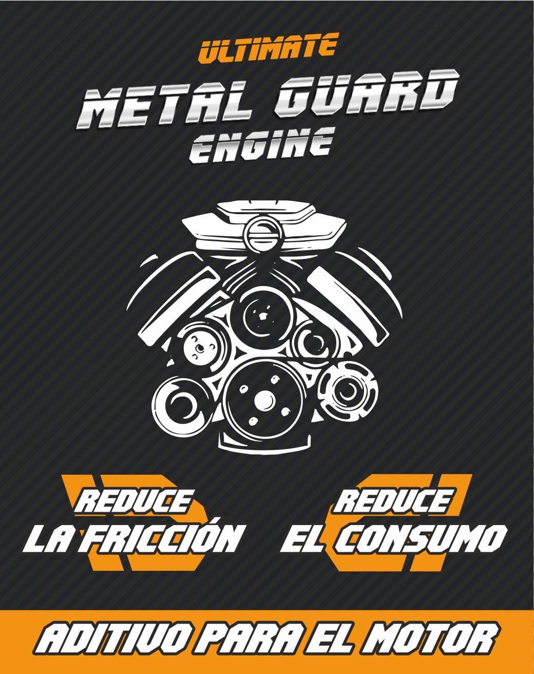 Engine, Aditivo para Motor 1L, Reduce Fricción y Consumo, Protección contra Daños y Corrosión