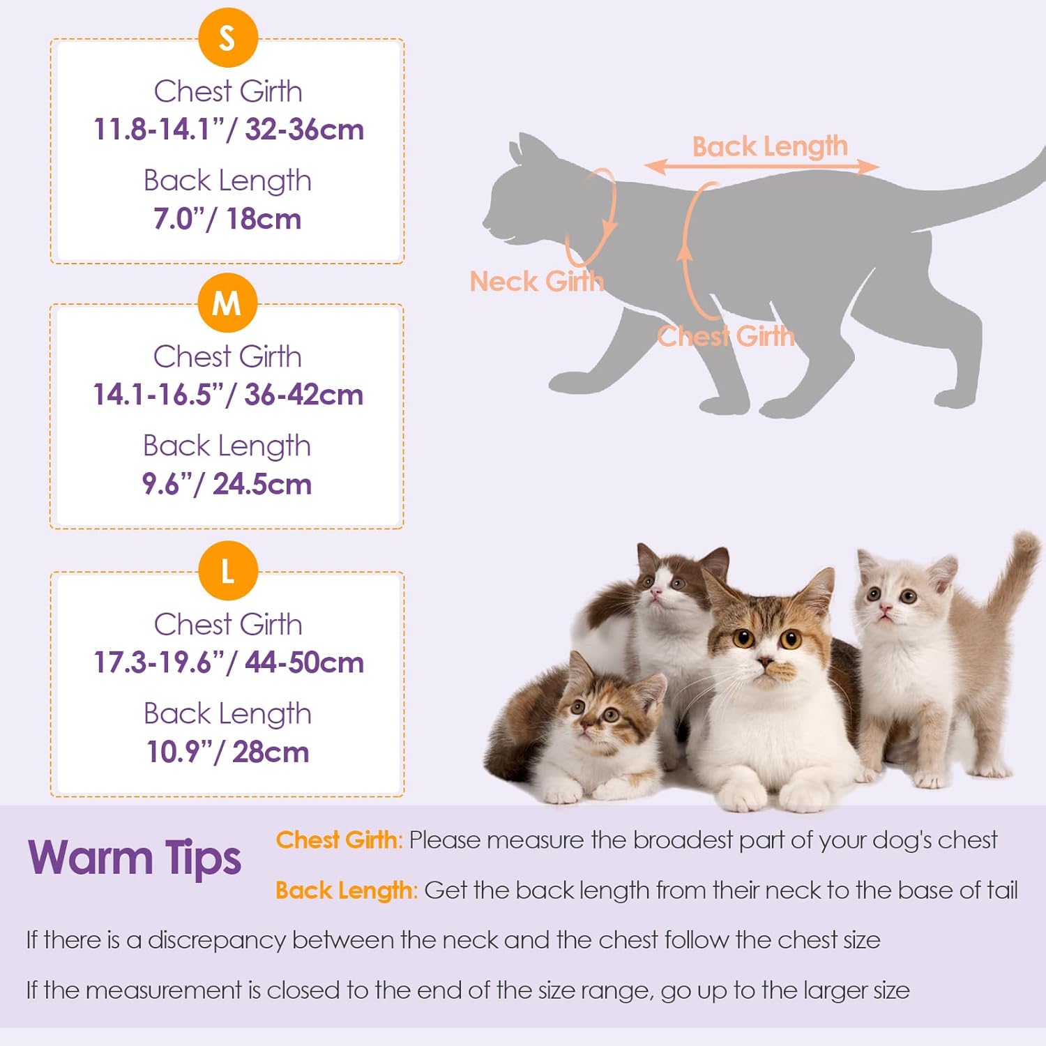 SUNFURA Cat Recovery Suit, Kitten Surgical Full Bodysuit for Abdominal Wound Protector Anti Licking After Surgery, Professional Bandages Cone E-Collar Alternative for Small Male & Female Pets Small Peach