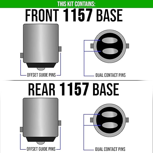 Miniatura 5 de Eagle Lights 2da Generación - Sets de luces de la edición Midnight, Kit delantero (1157) y trasero (1157)