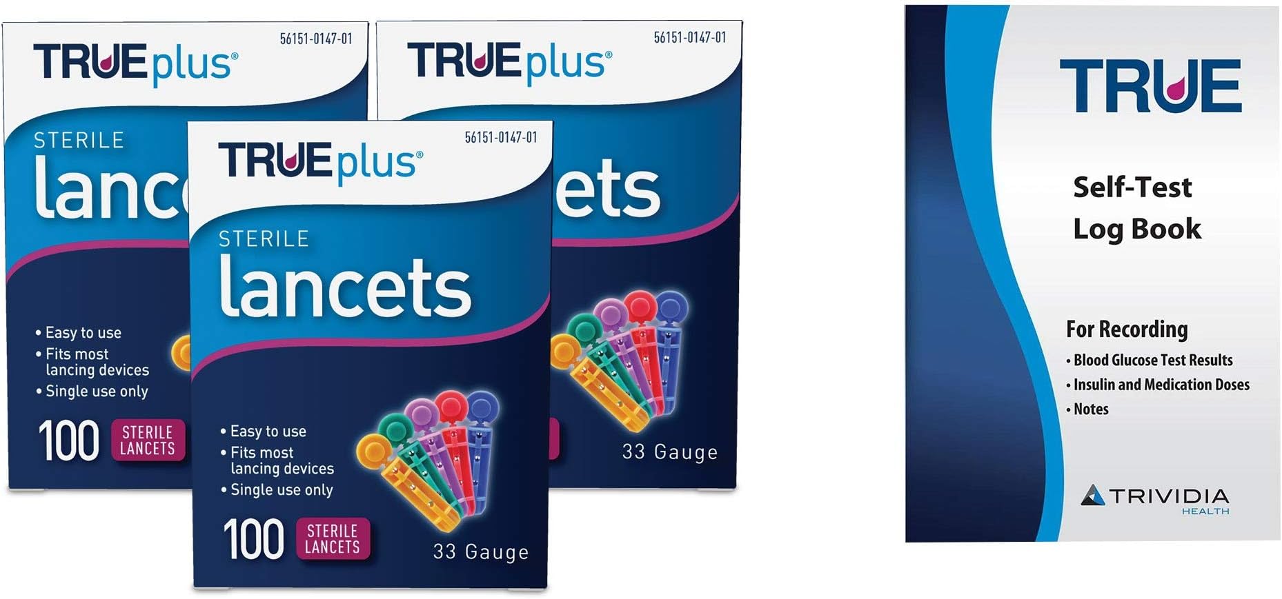 TRUEplus Sterile Lancets 33 Gauge (200ct) Health & Household