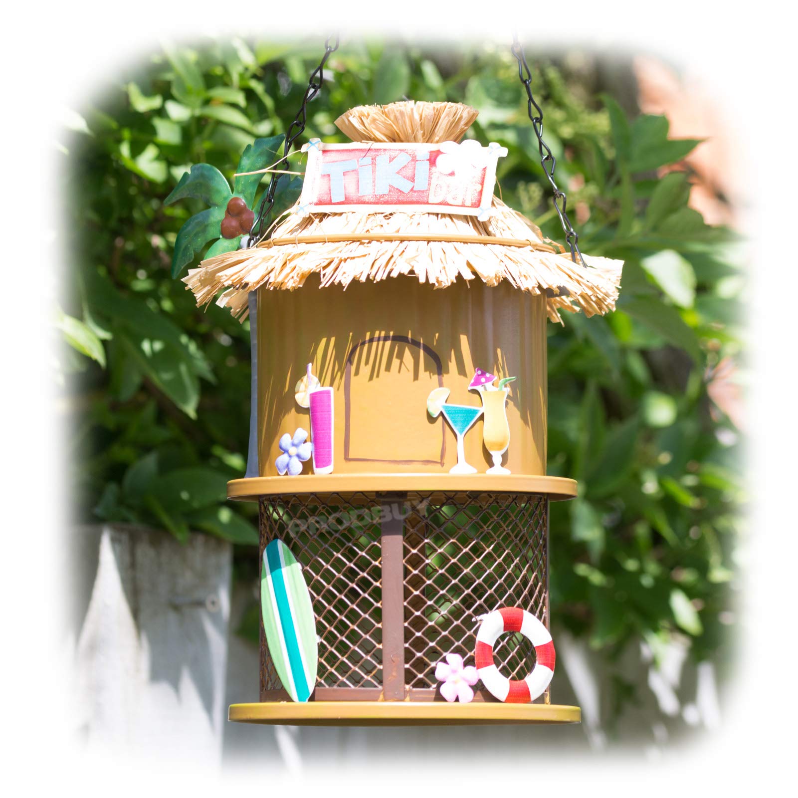 Buy ProdBuy Home Tiki Bar Metal Hanging Bird Feeder Online at