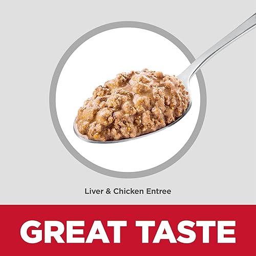 Miniatura 6 de Hills Science Diet Kitten - Paquete de variedad de alimentos enlatados para gatos hígado y pollo y salmón salado