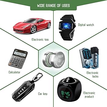 New 200 X Ag4 Lr626 377 Sr626Sw Button Cell Battery In Tray - Foto 3