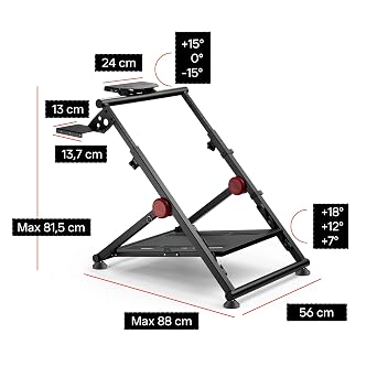 VDD Kompatibel mit Logitech & Fanatec - Lenkradständer - Rennlenkradständer - Renncockpit