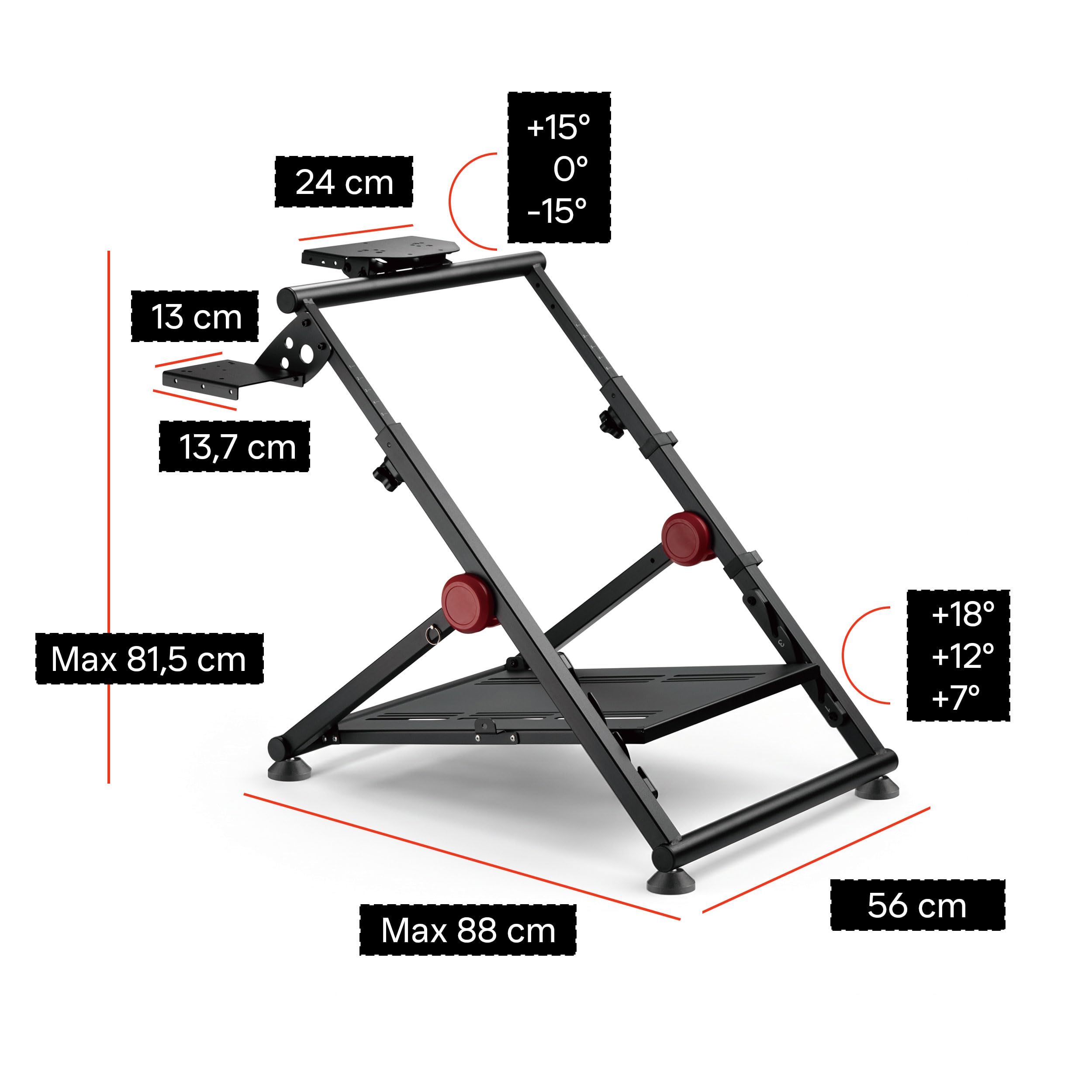 VDD Compatible avec Logitech & Fanatec - Support de roue - Support de volant de course