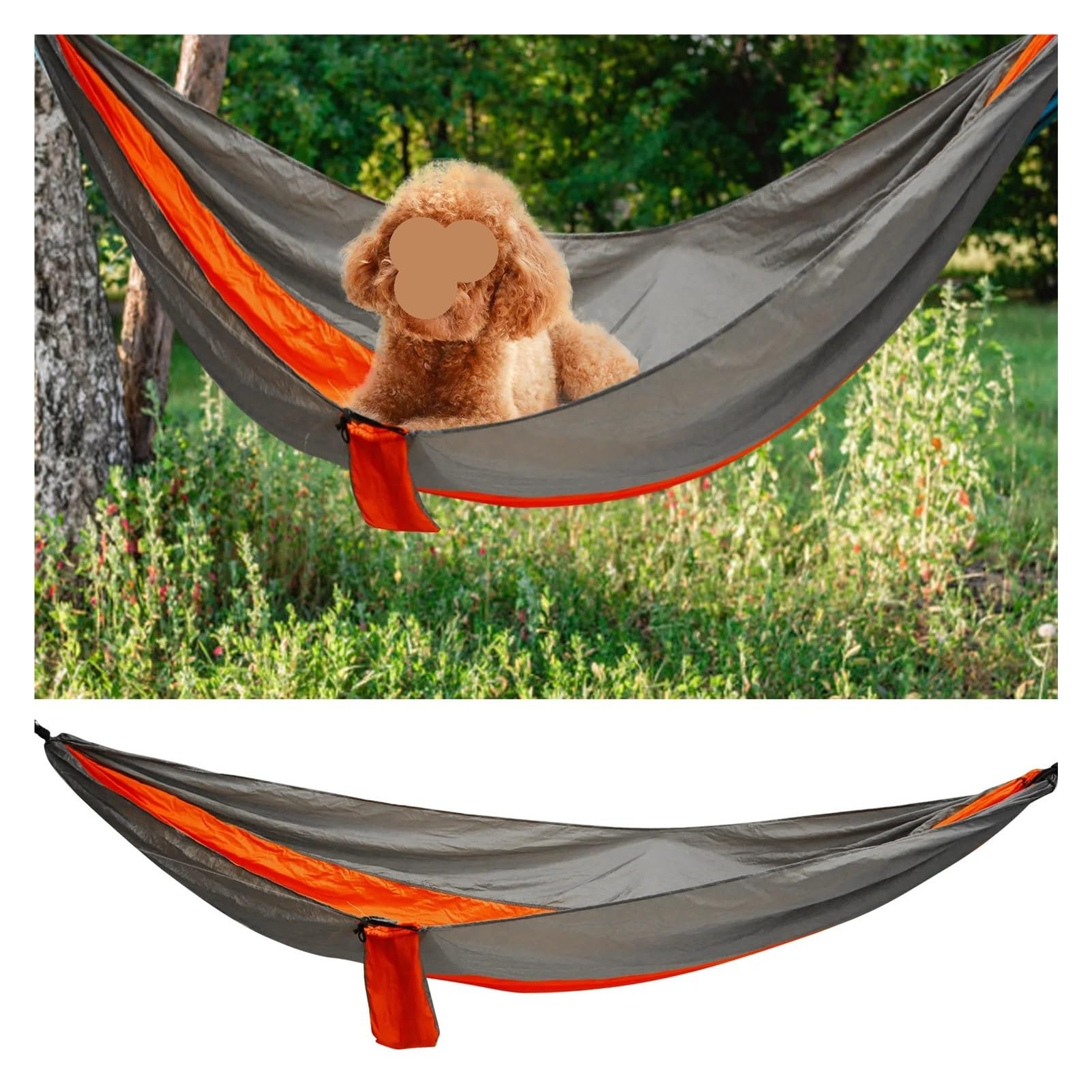 Amaca, 2Pcs Sedia Amaca Da Campeggio Portatile Con Corda Legare per Campeggio/Giardino