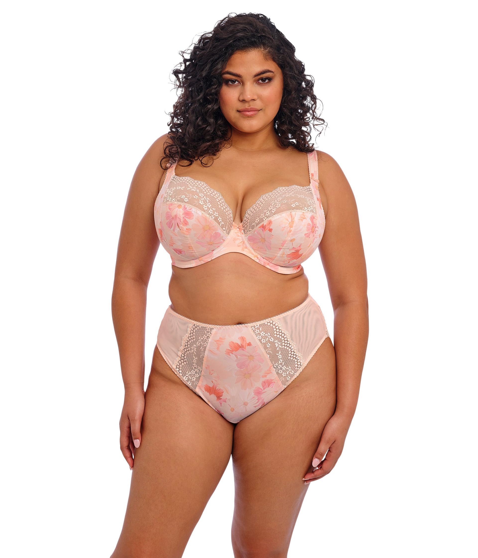 Elomi Women's Lucie Underwire Plunge Bra, Cosmos, 42DD