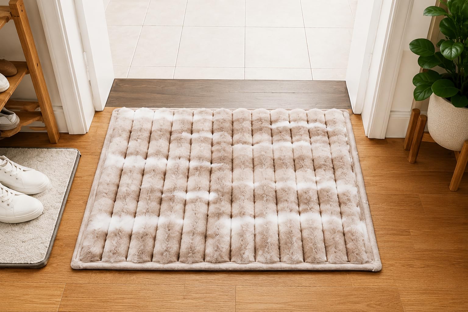 Buy Aces Décor Ultra Soft Striped Door Mat for Home Entryway